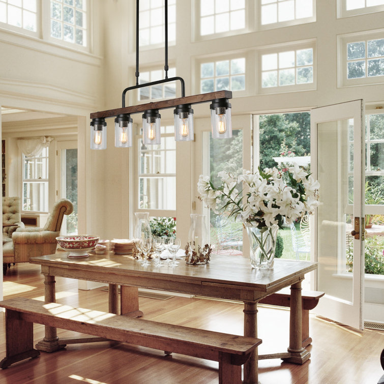 Farmhouse deals dining chandelier